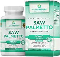 Premium Saw Palmetto (Non-GMO & Gluten Free) – Maximum Strength Saw Palmetto Extract Capsules. Formulated for Men and Women. Hair Loss and Prostate Health Supplement.