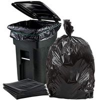 Plasticplace 64-65 Gallon Trash Can Liners for Toter │ 2.0 Mil │ Black Heavy Duty Garbage Bags │ 50” x 60” (50 Count)