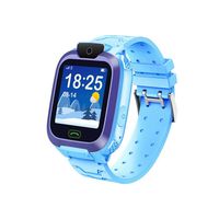 Startview Kids Smart Watch GPS Tracker, IP67 Waterproof Smartwatch, with LBS Locator Tracker SOS Calls Clock (Blue-Upgraded, One Size)