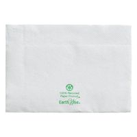 Hoffmaster 125300 Earth Wise Recycled Paper Dispenser Napkin, 2-Ply, 13" Length x 12" Width, White (Case of 4000)