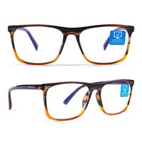 K Kenzhou Blue Light Blocking Computer Glasses Anti Eye Eyestrain Unisex(Men/Women) Glasses with Spring Hinges FDA Approved (Brown)