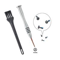 GODSHARK Replacement Battery Screws Set with Screwdriver for MacBook Pro 15 inch A1286 2009-2012, Tri-Wing Repair Replacement Tool Kit Notebook Laptop PC Computer Screw