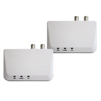 Kiwee Broadband Bonded MoCA 2.0 Ethernet to Coax Adapter, 2 Pack (2 Pack)