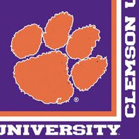 Club Pack of 240 NCAA Clemson Tigers 2-Ply Tailgating Party Lunch Napkins