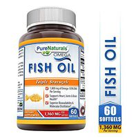 Pure Naturals Fish Oil 1360 Mg 60 Softgel