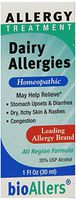 bioAllers Dairy Allergies Homeopathic Allergy Treatment for Upset Stomach, Diarrhea, Skin Issues & Congestion | 1 Fl Oz