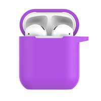 YRD TECH Waterproof Case Cover Compatible Apple AirPods Charging Case,Shockproof and Drop Proof air pods Protective Cover Soft Silicone Skin (Purple)