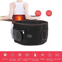 TZYY Lower Back Heating Pad, Heating Waist Belt Wrap with Double Motor Far Infrared Heat Therapy Pain Relief for Men Women,XXL