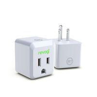 Revogi Smart Meter Plug Bluetooth 4.0 Low Energy, Wireless Outlet, Android 4.3+ iOS 6+ Overcurrent Protection, Scheduler Timer 10A
