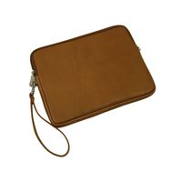 Piel Leather Ipad Sleeve, Saddle, One Size