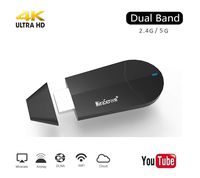 Mirascreen Wireless Display Adapter, SmartSee WiFi HDMI Converter Dual Core H.265/HEVC Decode HDTV Stick Support 4K/1080P Resolution Miracast Airplay DLNA No Need Modes Switching (2.4G/5G Dual Band)