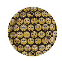 Emoji Party Paper Plates 7 inches (50 Pack) - Disposable Birthday Party Favor Ideal for Parties, Family Dinner, Special Events (50 Pack)