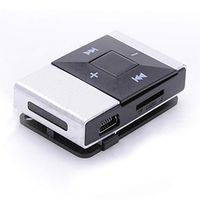 Huangou ❤ MP3 Player ❤ Mini USB Clip Digital Mp3 Music Player Support 8GB SD TF Card (A, 4.8cm x 3cm x 1.5cm)