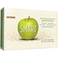 Detour Smart Gluten Free Oatmeal Bar, Apple Cinnamon, 11.7 Ounce, 9 Count