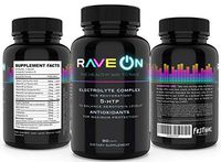 Rave On : Rave Recovery (90 caps) | 5-HTP | Festival & Rave Hangover Prevention | Rave Pills | Rave Supplement | Antioxidants | Electrolytes | Rave Vitamin | Rave Accessories | Festival Essentials