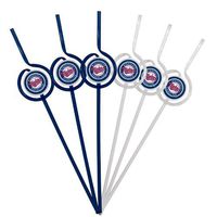 MLB Minnesota Twins Six Pack Team Sip Sport Straws