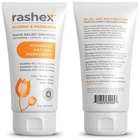 Rashex Eczema & Psoriasis Treatment Ointment with Black ICHTHAMMOL 20% - Fastest Relief - 2 Ounce Tube