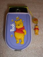 3-D Pooh Cell Phone Case Pouch w/ Flashing Charm Strap