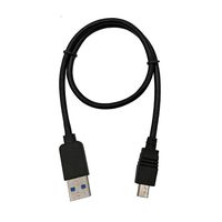 Mini USB Cable, Copeak USB 3.0 Type A Male to Mini B 10-Pin Male Cable Charger Black