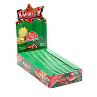 24 Packs (1 box) Juicy Jay's 1.25" Pure Hemp Rolling Papers - (Watermelon)