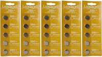 LOOPACELL 25 Pieces 390/389 SR54/SR1130W Silver Oxide Watch Batteries