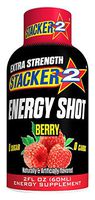 Stacker 2 Extra Strength Energy Shots, Berry, 2 fl. oz