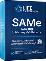 Life Extension Same S-Adenosyl-Methionine 400 Mg, 60 Enteric Coated Tablets