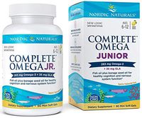 Nordic Naturals - Complete Omega Junior, Promotes Brain, Bone, and Nervous and Immune System Health, 90 Soft Gels