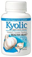 Kyolic Aged Garlic Extract Formula 106 Circulation, 200 Capsules