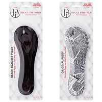 Piggy Pillows-Sandal Insoles Black Newsprint Duo Pack