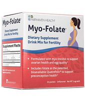 Myo-Folate: Drinkable Fertility Supplement with Myo-Inositol and Folate (Folic Acid) to Support Ovulation and Cycle Regularity