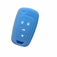 Protective Cover Bag Holder Silicone Fob Skin Key Cover Key Jacket for CHEVROLET Malibu Camaro Cruze Equinox Sonic Spark Volt Flip Key Case Fob 4Bts
