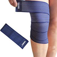 elegantstunning Unisex Adjustable Knee Brace Support High Elasticity Compression Wrap Bandage for Calf Thigh Support