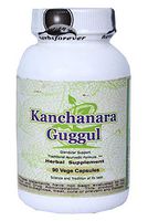 Kanchnara Guggulu (Ayurvedic Ancient Formulation) (Herbal Supplement) 90 Vege Capsules, 800 Mg - Concentrated