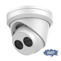 UltraHD 8MP 4K Outdoor Security POE IP Dome Camera OEM DS-2CD2385FWD-I 4MM EXIR 98ft Network Turret Camera with H.265+, SD Card Slot, WDR, IP67, ONVIF