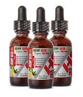 Inflammation Relief Supplement - Hemp Seed Organic Oil 780 Mg - Hemp Oil for Relaxation - 3 Bottles 3 FL OZ (90 ML)