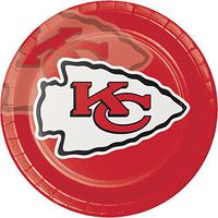 Kansas City Chiefs Paper Plates, 24 ct