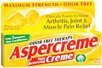 Aspercreme Pain Relieving Creme - 1.25 oz, Pack of 4