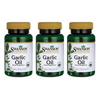 Swanson Garlic Oil Equivalent to 500 Milligrams 250 Sgels (3 Pack)
