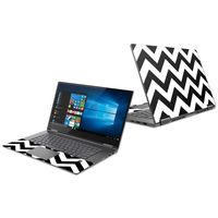 Mightyskins Skin Compatible with Lenovo Yoga 730 15" (2018) - Black Chevron | Protective, Durable, and Unique Vinyl Decal Wrap Cover | Easy to Apply, Remove, and Change Styles | Made in The USA