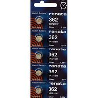 362 Watch Battery - Strip of 5 Batteries