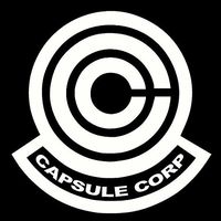 Dragon Ball Z Capsule Corp Decal Sticker for Room Car Window Laptop (11" inches (Black)