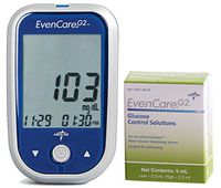 EvenCare G2 Glucose Meter + (1 x Box Test Strips 50ct)