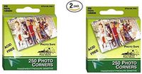 Pioneer Photo Corners Self Adhesive, Clear, 250-Pack (2 pack)