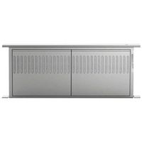 DCS HD36 36" Downdraft Vent Hood with Dishwasher-safe Stainless Steel Mesh Filters Slider Exhaust Control 14" Vertical Rise and Discreet Design: Stainless