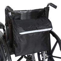 LMEIL Wheelchair Backpack Bag - Wheel Chair and Walker Accessories Side Storage Bags - Fits Scooter, Electric Wheelchairs