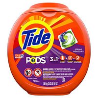 Tide PODS Laundry Detergent Liquid Pacs, Spring Meadow Scent, HE Turbo, 72 Count (Packaging May Vary)