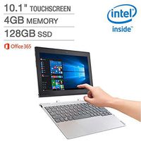 Lenovo Miix 10.1'' 320 2-in-1 Laptop - Intel Atom x5-Z8350 Processor at 1.44GHz - 4GB LPDDR3 RAM - 128GB Embedded MultiMedia Card - Microsoft Windows 10 Home (64 bit)