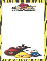 Angry Birds Stationery Printer Paper 26 Sheets