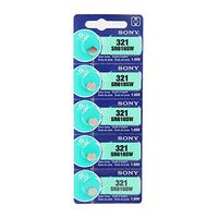 Sony SR616SW 1.55V 0% Mercury Silver Oxide Battery (5pcs per pack)